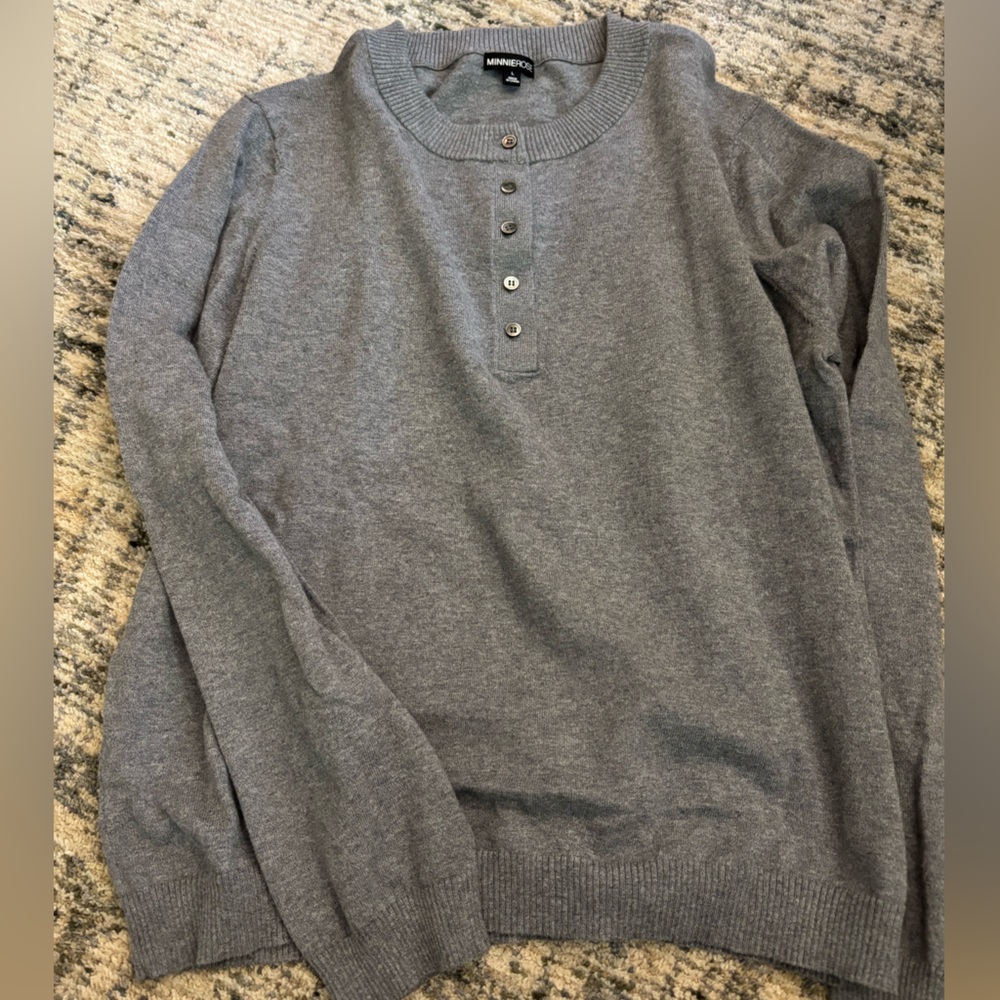Minnie Rose Charcoal Women’s Sweater - Picture 2 of 3